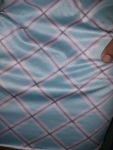 Blue Plaid Mini Dress