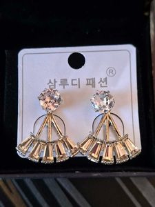 Silver Jhumka Earrings and bracelets