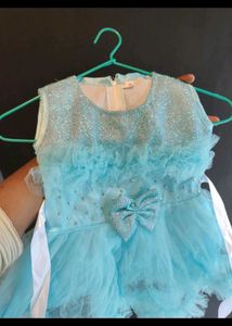 Cute Blue Party Dress
