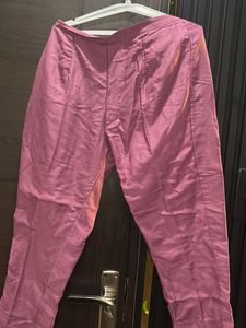 Purple Embroidered Kurta Set Inside Margin