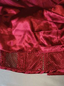 Red Satin Corset top