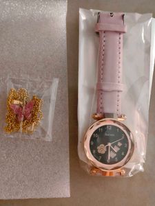 Watch &amp; Necklace Set