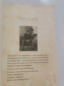 Rebound by Sanil Sachar - Thriller Novel