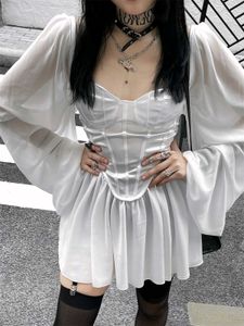White Corset Dress