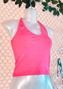 Size Small 🎁Buy 2 Get 1 Free 🎁Pink Halter Top