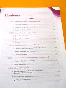 VK Social Science Class 9 Term 1, 2