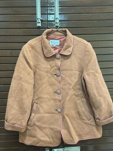 Womens Peach Winter Overcoat Fit Upto Xxl