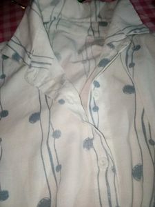 Patterned Twist-Front Crop Top