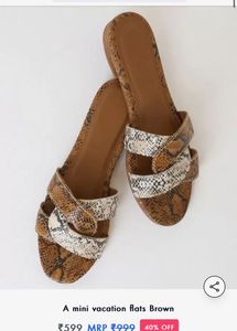 Women Animal Printed Flats