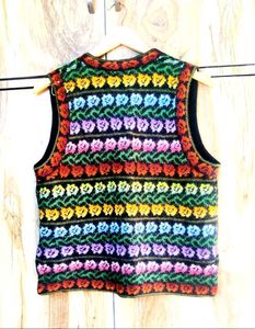 Multicolour Vest Size-38