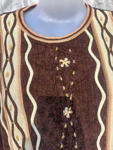 Vintage Brown Knit Sweater 🤎