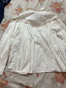 White Long Sleeve Top
