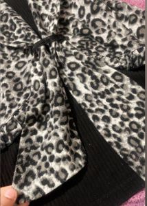 Leopard Print Cardigan