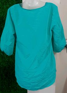 M&amp;S Emerald Embellished Top
