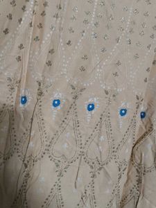 W Brand Women Embellished Printed Cotton Kurta