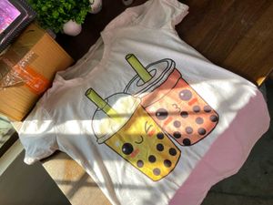 Cute Boba Tea Graphic Tee