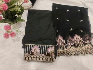 Original pakistani black suit set