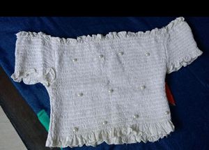 White Crop Top