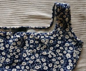 Shein Floral Crop Tank Top