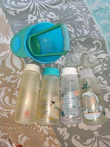 Baby Milk Bottles &amp; Food Masher