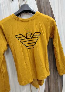 Yellow Armani Long Sleeve Shirt