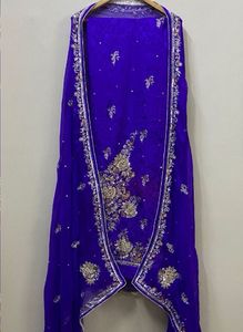 Dabka, zari, sequence Work Suit
