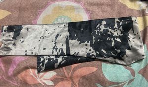 Abstract Print Corset Belt