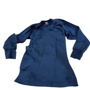 Blue winter Undershirt/sweatshirt Wollen women