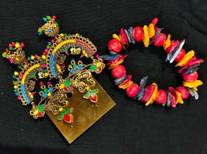 earrings and bracelet combo
