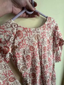 Floral Print Kurta with Pants