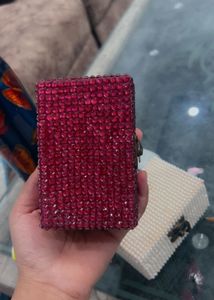 Red Beaded Jewelry Box