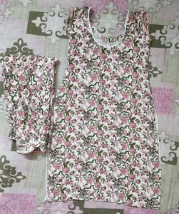 Floral Night Suit