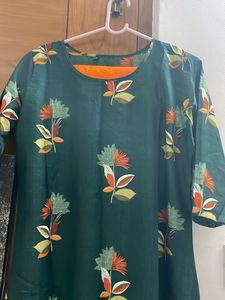 Women Crepe Kurta Pant Set
