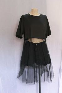 Urbanic Black T-shirt Dress