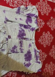 2 Purple Tie-Dye Dress