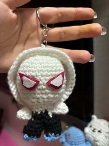 Crochet Spiderman Keychain!!