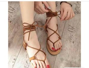 Lace-Up Gladiator Sandals