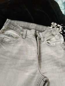 Gray Denim Jeans