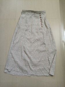 Floral Print Midi Skirt