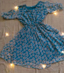 Summer Korean Floral Dress💙