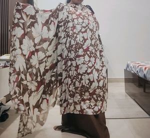 New Semi Crape Suit Febric