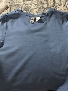 Blue H&M Divided Tee
