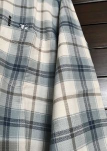 Richlook Men Mint Green Checked Shirt