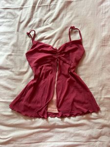 Rose Pink Y2K Cami