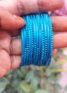 Beautiful Peacock Blue 💙 Colour Bangles