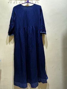 Avaasa Blue Colour Kurta Size L