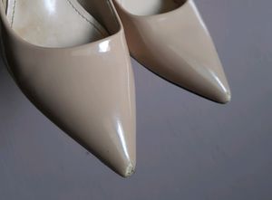 Beige Trendy Korean Pointed Heel