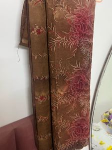 Floral Brown Kurta (with salwar and chunni)
