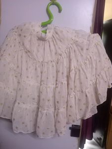 Pink &amp;White Girls Skirt