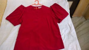 Elegant Red Top Bust 42